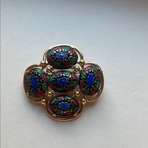 Elegant Multicolor Brooch